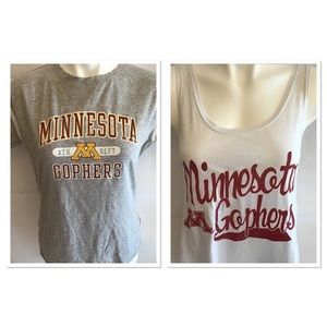 Minnesota Gophers Tank & Tee Bundle Small